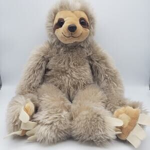 Best Made Toys Shimmer Big Sloth 17" Beige Stuffed Animal Soft Plush Toy